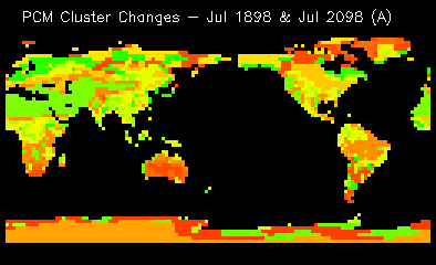 PCM Cluster Changes - Jul 1898 & Jul 2098 (A)